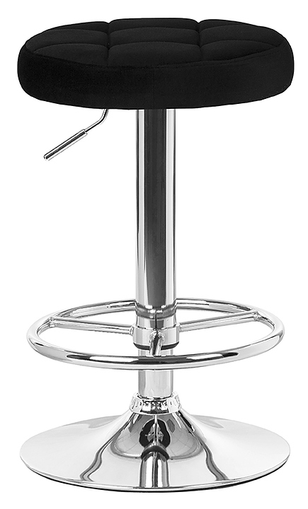 Табурет барный DOBRIN 5008-LM-N BRUNO (черный велюр) 2 шт.