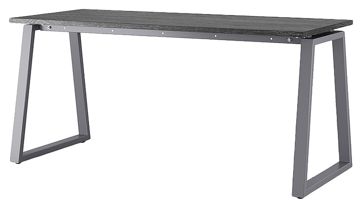 Стол офисный КОБОР TR-140/60 graphite/glazed