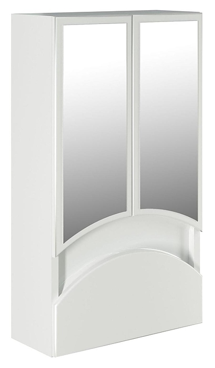 Шкаф зеркальный Mixline Радуга-46 46х80 см белый