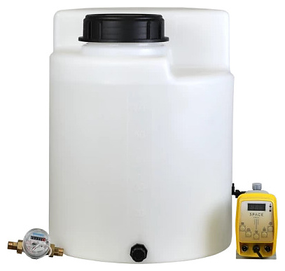 Комплекс дозирования SpaceAqua Dose 603-IMP, емкость 60 л, счетчик Dn15