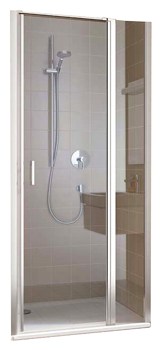 Дверь душевая Kermi CADA XS CK 1GR 11020 VPK 111х200 см, 1-створ. маятниковая с фикс. панелью, крепление справа