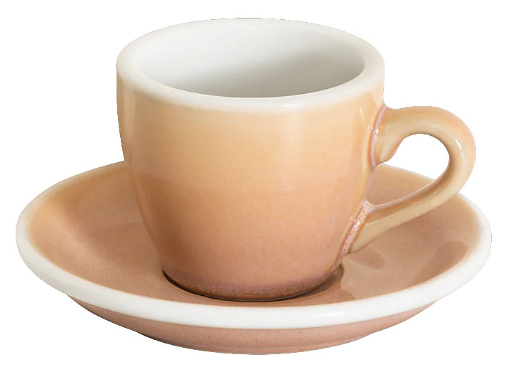 Кофейная пара Loveramics Egg Espresso Cup C088-136BRO/C088-157BRO 80 мл, розовый (rose)