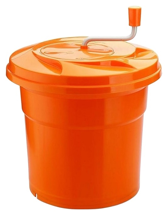 Сушилка для зелени MGprof 48247 25 л d=42,5 см h=51,5 см (пластик) оранжевая