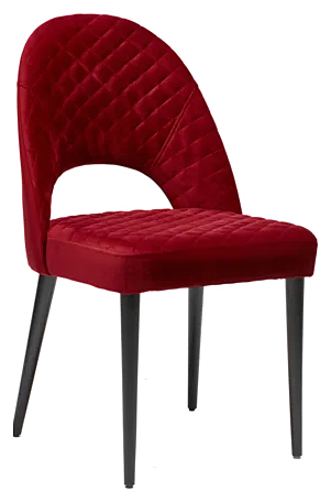 Стул ChiedoCover Маллин Диамант вельвет красный