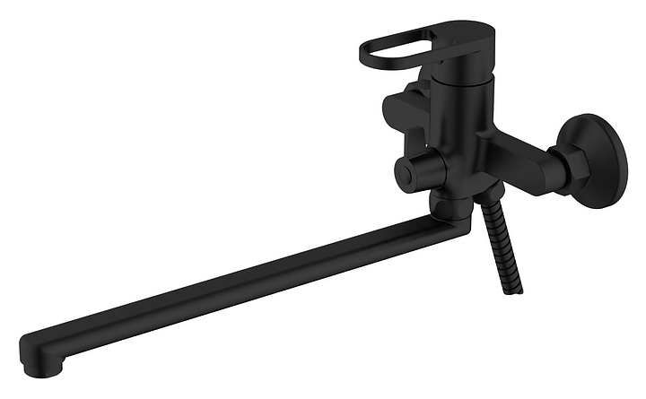 Смеситель для ванны с душем VODA Harbor Black HR31B