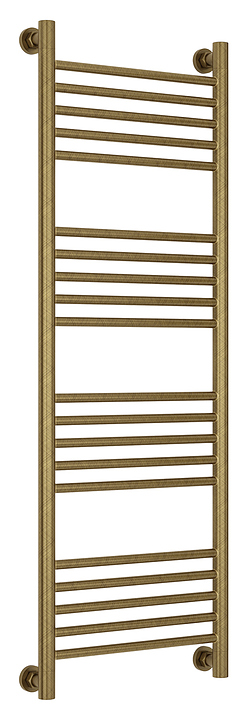 Полотенцесушитель водяной Сунержа Богема+ 120x40 см с прямой перемычкой, состаренная бронза