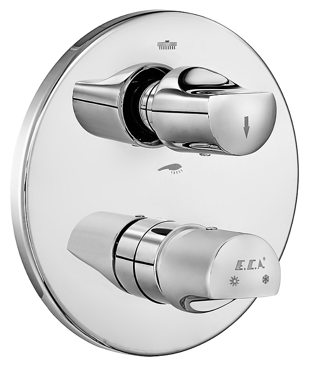 Смеситель для ванны и душа E.C.A. Myra 102167203HEX-YDE