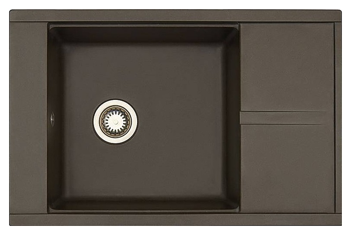 Кухонная мойка AQUATON Делия 1A715132DE280 78 кофе