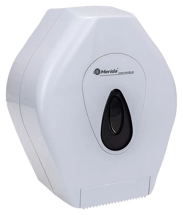Диспенсер для туалетной бумаги Merida MINI TOP BTS201 с серой каплей