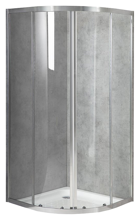 Уголок душевой BelBagno DUE-R-2-90-C-Cr 90x90x190 см, стекло прозрачное