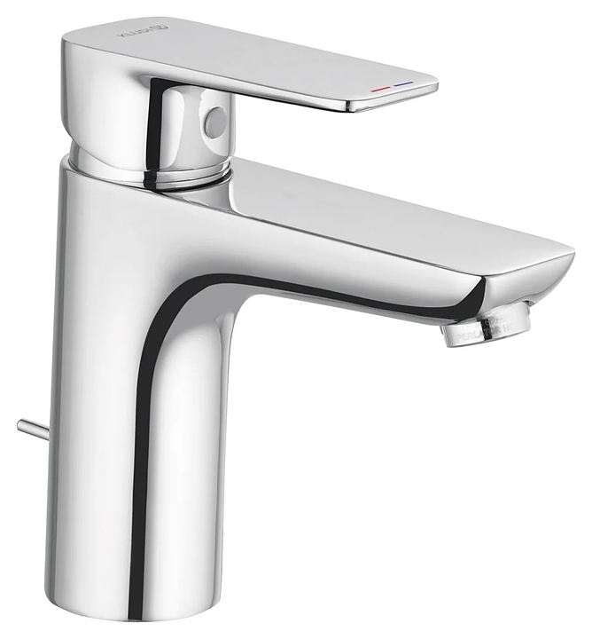 Смеситель для раковины KLUDI Pure&Style 402900575 с донным клапаном, хром