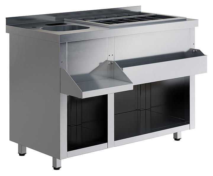 Барная станция Restoinox БСЗ1-12/6-01 без ящиков