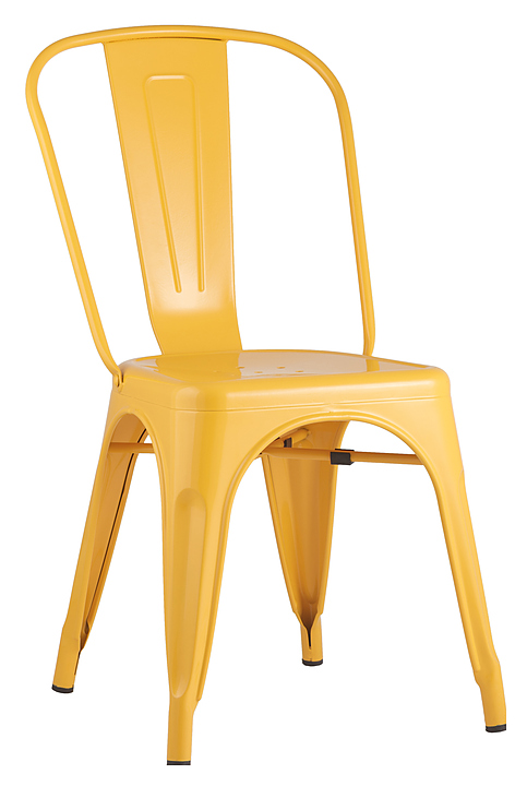 Стул Stool Group TOLIX SOFT желтый глянцевый