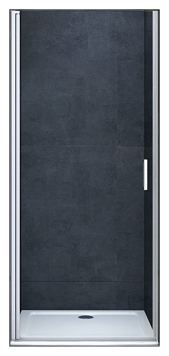 Дверь душевая Vincea Alpha VDP-3AL950CL 95х195 см с прозрачным стеклом, распашная, хром