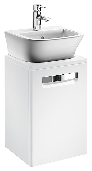 Тумба под раковину Roca The Gap ZRU9302735 45 см белая матовая