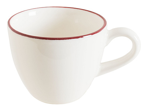 Чашка кофейная Bonna Линеа Бургундия 78063 d 65 мм h 53 мм