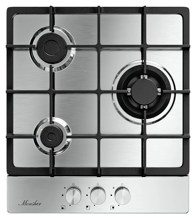 Варочная панель газовая Monsher MSG 43 Acier нерж. сталь