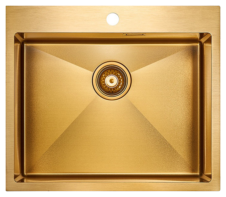 Мойка кухонная Paulmark Isar PM805951-BG брашированное золото