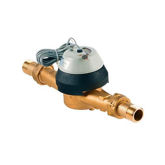 Счётчик холодной воды крыльчатый одноструйный Ду 25 Ру16 Qn=3,5 м3/час 50С L=260мм резьба импульсный Б/К ВСХНд Тепловодомер