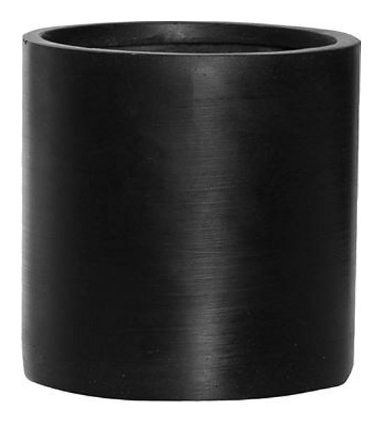 Кашпо Pottery Pots Puk (15х15 см) черное матовое