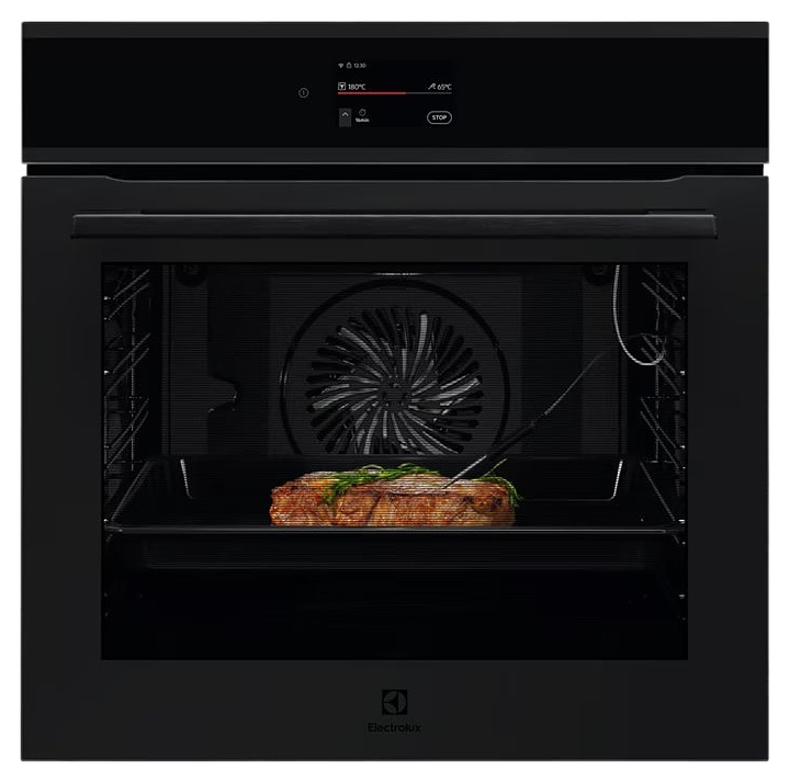 Духовой шкаф с пиролизом Electrolux EOE9P3XT черный / стекло