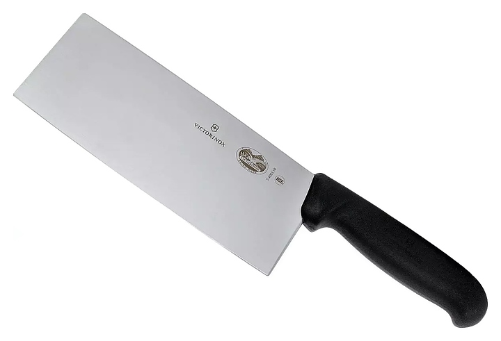 Нож-топорик Victorinox 5.4063.18 Fibrox l=18 см (нерж. сталь / фиброкс) с черной ручкой