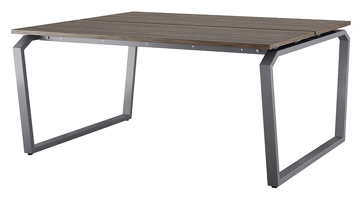 Стол офисный КОБОР TB/2-100/160 graphite/charlston