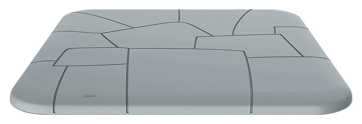 Столешница Sheffilton SHT-TT30 83/83 (пластик) квадратная серая