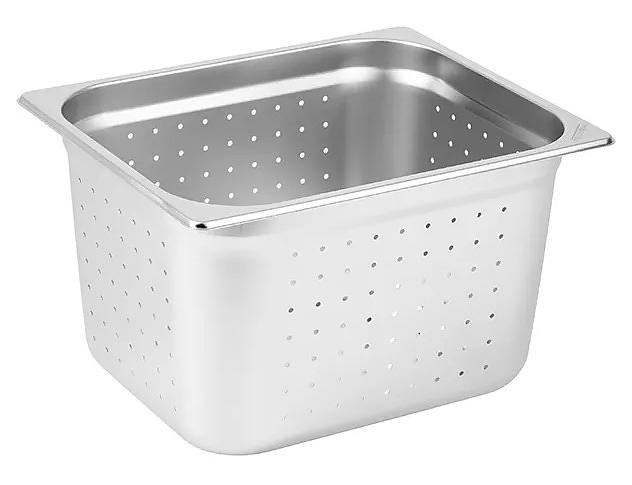 Гастроемкость ProHotel 1/2X20CM-PERFORATED GN 1/2-200 (325х265х200 мм) нержавеющая сталь, металлический