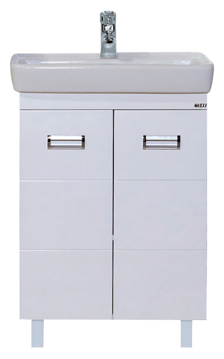 Тумба под раковину Misty Селена-60 55,5х70 см, белая