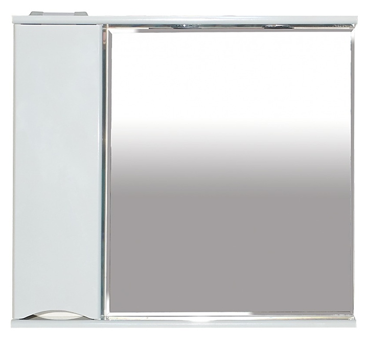 Шкаф зеркальный Misty Элвис-85 83,2х74,2 см левый, белый