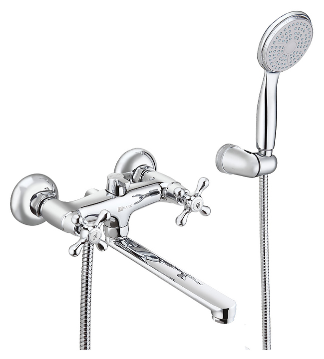 Смеситель для ванны и душа LEMARK Standart LM2113C универсальный, хром