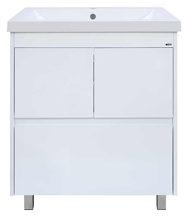 Тумба под раковину Misty Алиса-58 55,3х70,7 см, с 1 ящиком, белая