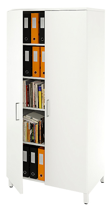 Шкаф для документов ZAMM 5 полок, 2 двери МК 600 90х60х190 см белый