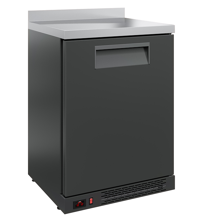 Стол холодильный POLAIR TM101-Bar с бортом, гл дверь