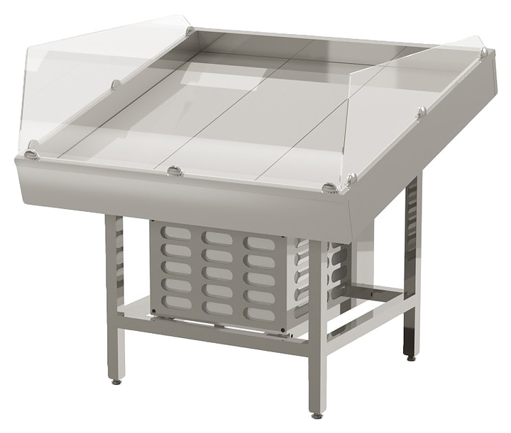 Витрина холодильная Lida Fish V2 (1200х1200х950 мм) угловая внутренняя