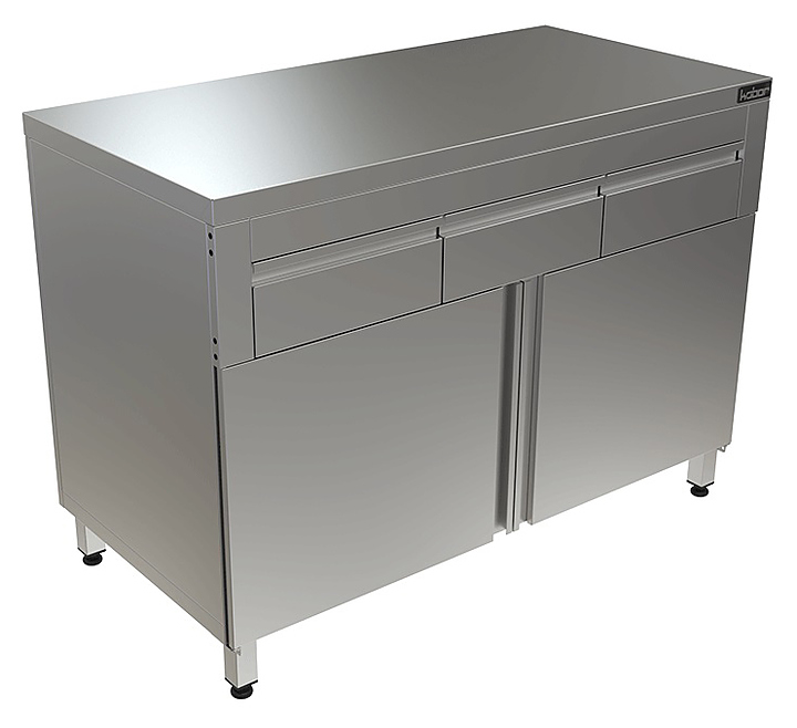 Стол с выдвижными ящиками КОБОР СПЯ-120/70/Р