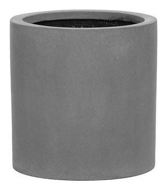 Кашпо Pottery Pots Max (43х43 см) серое матовое