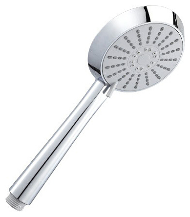 Душевая лейка LEMARK LM0913C трехфункциональная, круглая, хром/серый