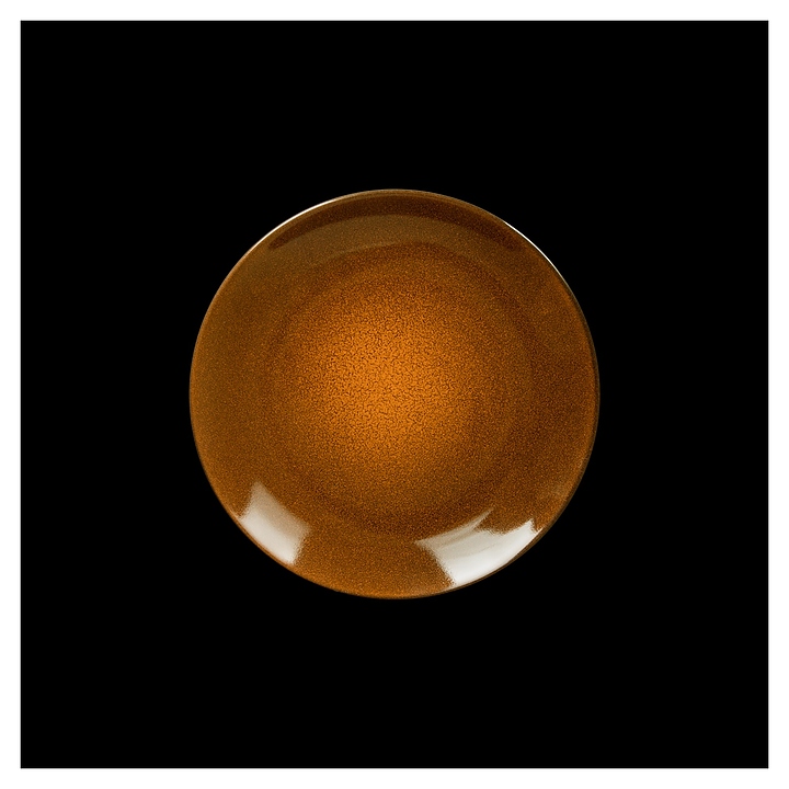 Тарелка мелкая Corone Cocorita XSY2248 d=20 см (фарфор) оранжевая