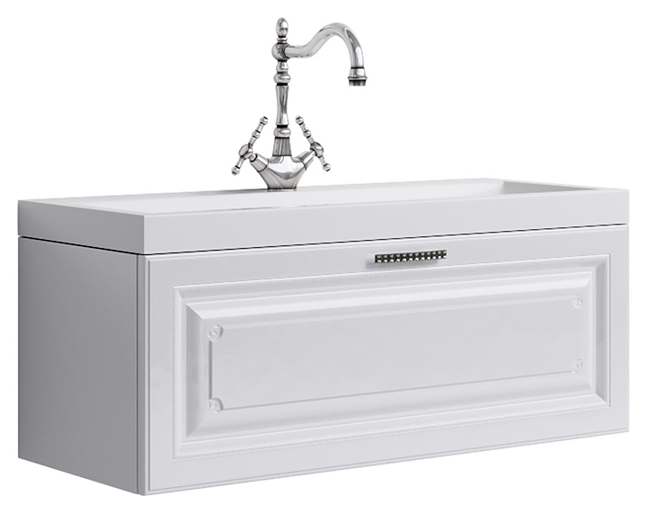 Тумба Aqwella Empire Emp.01.10/W 100 см, белый
