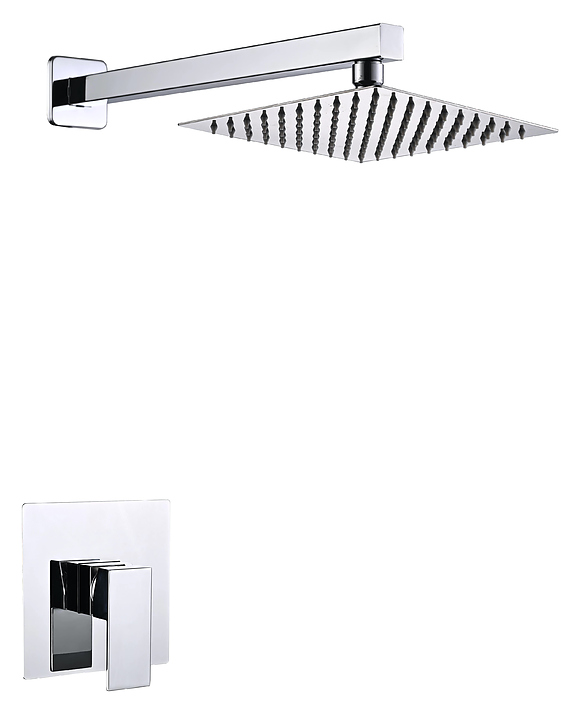 Душевая система встраиваемая Профсан ПСМ-CB-01 с тропическим душем, хром