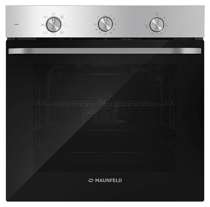 Духовой шкаф Maunfeld FEOF7871S черный / стекло / нерж. сталь