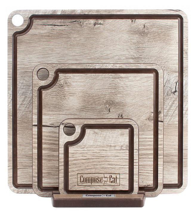 Набор сервировочных досок ComposeEat ProFashion NPG30523LS6 3 шт, дуб светлый