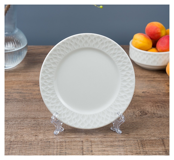 Тарелка плоская Tulu Porselen NiL NIL23DU00 23 см