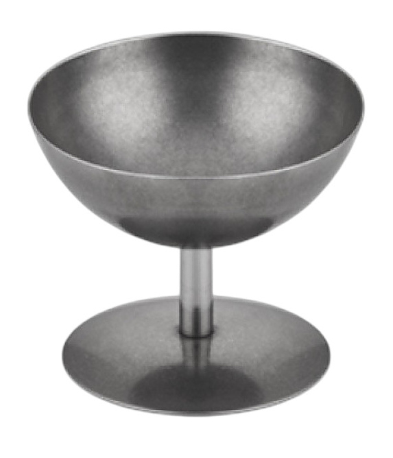 Креманка Narin 405658 Retro 8,5 см h 7,5 см (нерж. сталь, Stonewashed состаренное покрытие)