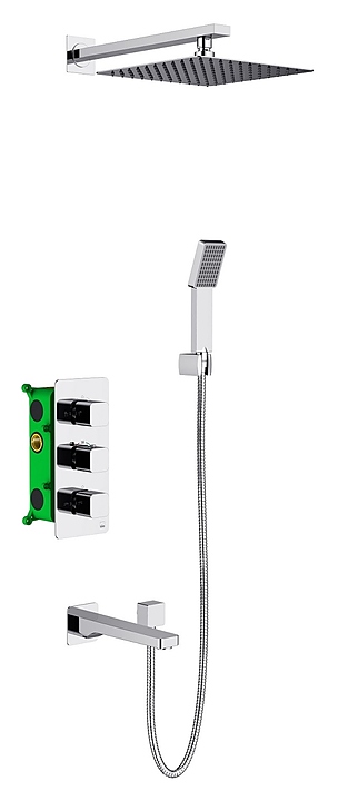 Комплект душевой TIMO Petruma SX-5049/00SM с термостатом, хром