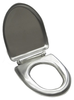 Сиденье для унитаза Oceanus 15-006.1 (нерж. сталь)