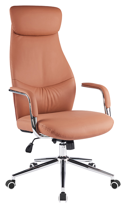 Кресло руководителя Everprof Bell (экокожа) коричневое