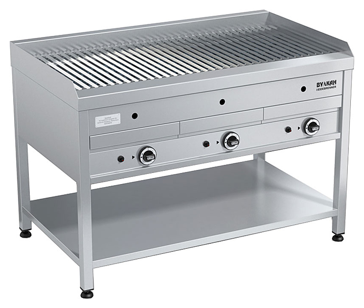 Гриль газовый лавовый Вулкан ПРГ-IIА-3В 81402